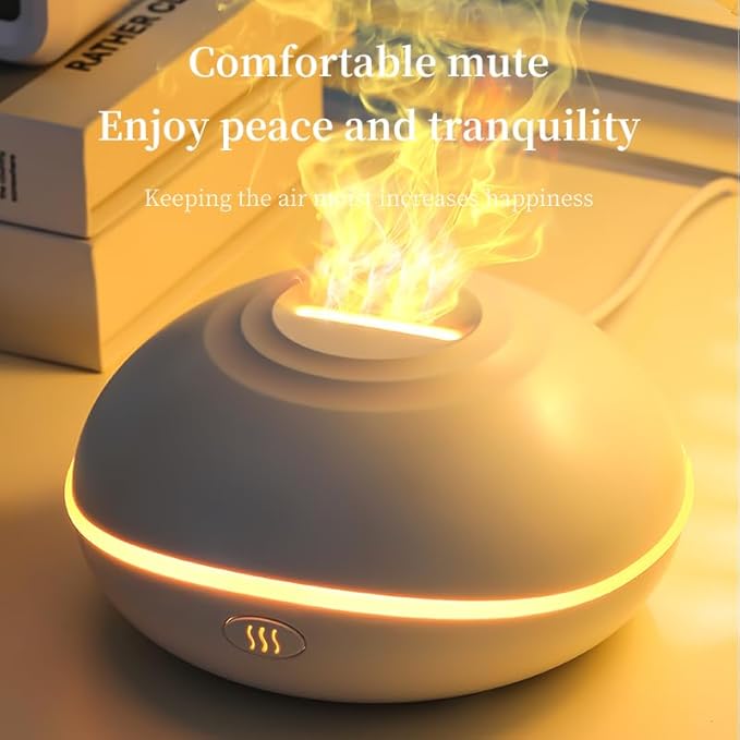 Essential Oil Diffusers Ultrasonic UFO Aromatherapy Diffuser, Ultrasonic Diffuser, Cool Mist Humidifier, 7 Colors LED Lights Changing for Home, Office, Spa 200ml (Black) - Image 7
