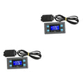 Ciieeo 2pcs Thermostat Automatic Temperature Control Switch Temp Humidity Monitor by Ciieeo