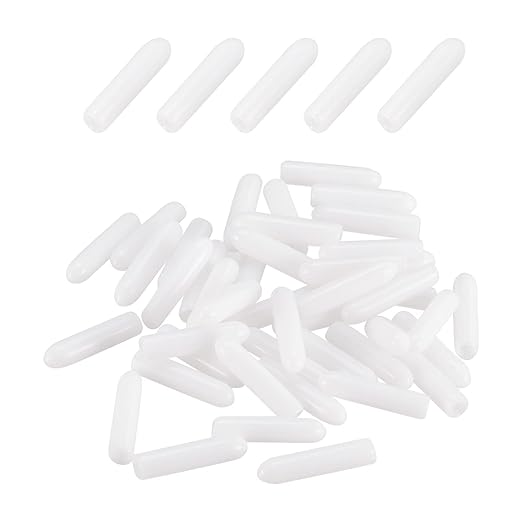 DMiotech 100 Pack 2mm ID White Screw Thread Protectors Rubber End Caps Bolt Covers for Screw Bolt Furniture Pipe by DMiotech
