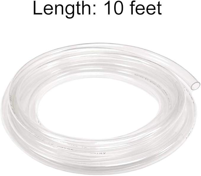 Eastrans 10ft x 1" ID Clear Vinyl Tubing, Flexible Hybrid PVC Tubing Hose, Lightweight Plastic Tube UV Chemical Resistant Vinyl Hose, BPA Free and Non Toxic - Image 5