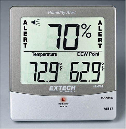 Extech 445814 Stationary Hygro Thermometer Psychrometer with Audible Humidity Alert - Image 3