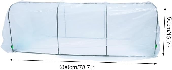 Portable Mini Greenhouse, Frost Proof Rain Proof Small Grow Plant House Tent for Indoor Outdoor or Garden Plant Growing (50*200cm) - Image 2