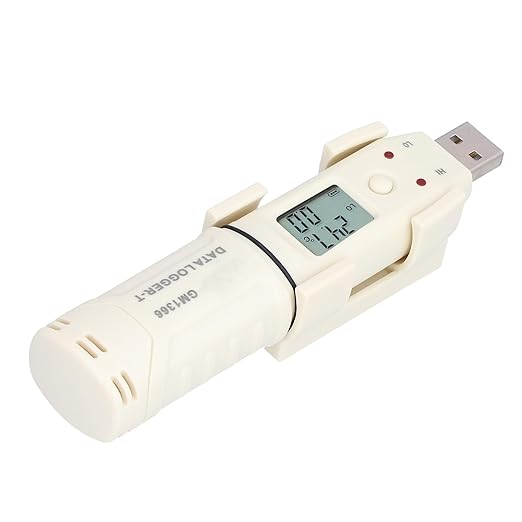 Temperature Data Logger, Temperature and Humidity Data Logger Battery Powered Digital for Home for Indoor for Office - Image 7