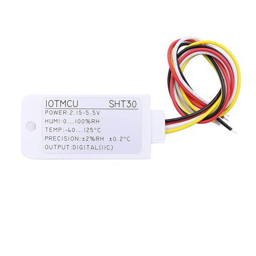 2Pcs SHT30 Temperature and Humidity Sensor Module SHT30 Digital Temperature and Humidity Module Temperature Sensor Humidity Probe Sensor IIC I2C Interface - Image 3