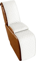 Arfntevss Recliner Sectional Couch Covers for Reclining Sectional L Shape Sofa Cover Non Slip Washable Recliner L Shaped Slipcover Middle Console Protector (1 Console Cover, Cream White) by Arfntevss