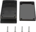 Outdoor Waterproof Junction Box IP67 Project Box ABS Black Electrical Boxes Electronic Enclsoure with Mounting Ear for DIY Project 7.9 x 4.7 x 2.2 inch (200x120x56mm) by Otdorpatio