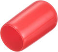 uxcell 20pcs Rubber End Caps 11.5mm ID Vinyl Round Tube Bolt Cap Cover Thread Protectors Red by uxcell