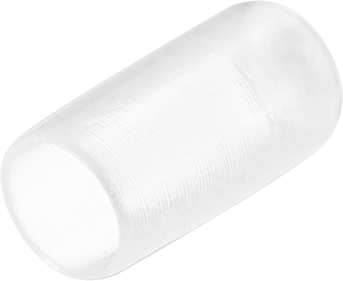 uxcell 20pcs Rubber End Caps 9.5mm(3/8") ID Vinyl PVC Round Tube Bolt Cap Cover Screw Thread Protectors Clear by uxcell