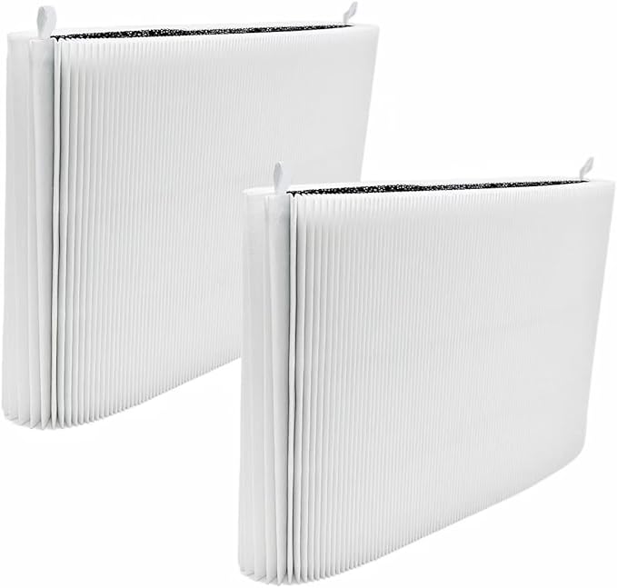 F2 max Replacement Filter For 211i Max Compatible With Blueair Blue Pure 211i Air Purifier Filter, H13 True HEPA 2-Pack - Image 2