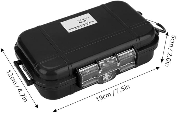 Tbest Waterproof Dry Box Airtight Outdoor Shockproof Storage Case Multipurpose Carry Box Container Inner Rubber Pad Detachable 4 Colors - Image 5