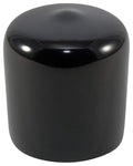 (Pack of 25) Caplugs: 7/8" to 15/16" Round Black Vinyl Flexible End Cap Bolt Screw Rubber Thread Protector Safety Cover | for 0.875 Inch Pipe Post Tubing Rod OD Protective Cover. by Caplugs