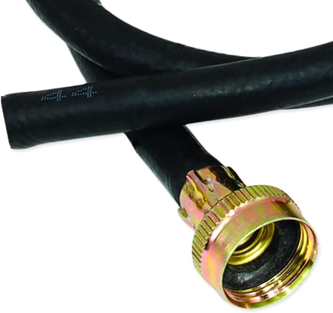 Eastman 12 Feet Rubber Utility Flex Hose, 3/4 Inch FHT x 3/8 Inch Open Connection, Dehumidifier, Black, 60309 - Image 5