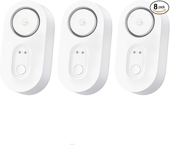 GoveeLife Water Leak Detector 3 Pack with 105dB Adjustable Alarm, Water Alarm with Dual Sets Sensor Probes Leaks and Floods. Suit for Home, Basement, and Kitchen(Cannot Connect to Wi-Fi Directly) by GoveeLife