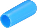 uxcell 20pcs Rubber End Caps 5mm(3/16") ID Vinyl PVC Round Tube Bolt Cap Cover Screw Thread Protectors,Light Blue by uxcell