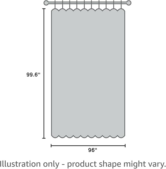 NICETOWN Wall Curtain for Bedroom, Room Divider Curtain for Doorways, Vertical Blind for Sling Door, Privacy Sound Reduction Curtains Room Dividers for Patio (White, 1 Panel, 8ft Tall x 8.3ft Wide) - Image 9