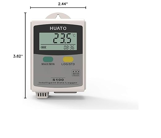 Portable or Wall Mounted Temperature and Humidity High Accuracy Data Logger with Total 86,000 Recording Points - Image 7