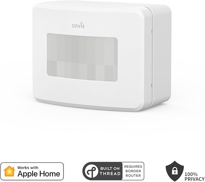 Onvis Smart Motion Sensor, Wireless Hygrometer, Thermometer, Works with Apple HomeKit, Smart Home Automation, PIR Motion Detector-Thread ((iOS 17.4 and Above is Required) - Image 2