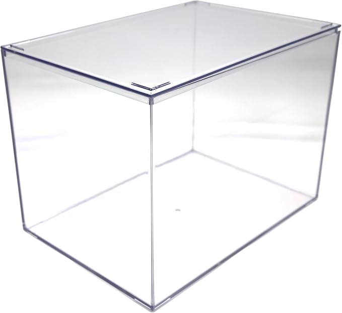 1 Clear Acrylic Box with Lid, 12.5"L x 8.5"W x 8.5"H, Made in USA, Clear Display Case for Sports Memorabilia, Diorama Box or Plastic Box for Collectibles by GaryPlasticPackaging