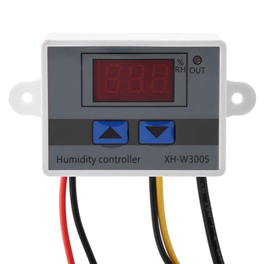 XH-W3005 Digital Hygrometer Switch Controller 220V Humidity Sensor 0~99% RH LCD Display Humidistat Controller - Image 6