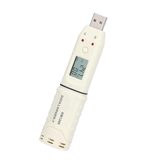 Temperature Data Logger, Battery Powered Low Power Consumption Digital Humidity Data Logger Compact for Office for Indoor for Home - Image 7