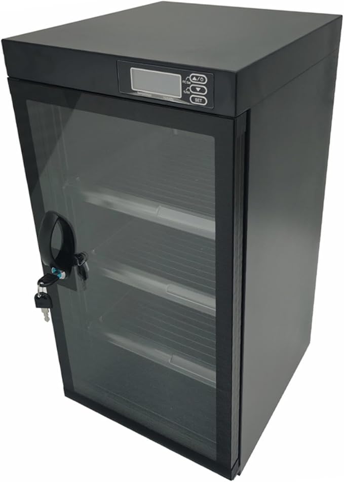 Electronic Dry Cabinet 50L, 4 Layers Camera Storage Cabinet, Digital Dehumidifying Dry Box for Camera Lens and Electronic Equipment Storage - Image 7