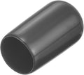 uxcell 20pcs Rubber End Caps 10.5mm ID Vinyl Round Tube Bolt Cap Cover Thread Protectors Dark Grey by uxcell