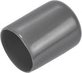 uxcell 20pcs Rubber End Caps 19mm(3/4") ID Vinyl PVC Round Tube Bolt Cap Cover Screw Thread Protectors Dark Grey by uxcell