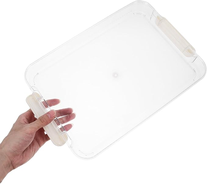 Cabilock A4 File Organizer Box Small without Lid, and White Card Storage Case for Document and Certificate Filing, Portable Office Storage Box for Travel and Home Use - Image 7