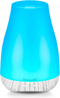 Aromatherapy Essential Oil Diffuser for Room: Air Humidifier Aroma Scent Cool Mist Diffusers Colorful Light Cute Mini Small Waterless Auto Off Ultrasonic for Home Bedroom by Homeweeks