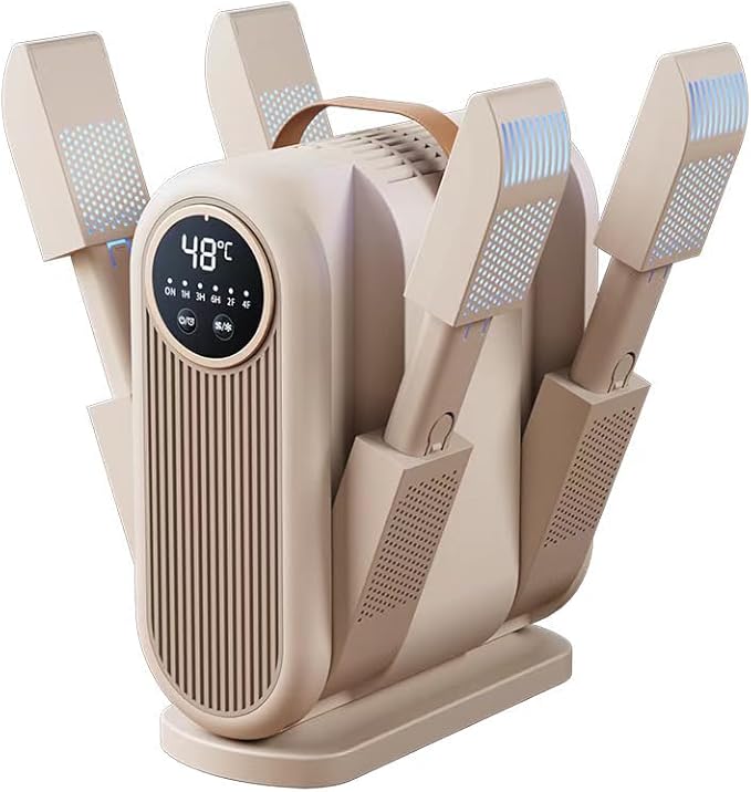 Volodya Portable Shoe Dryer and Boot Dryer Foldable Fast Drying Electric Footwear Care for Work Boots Sneakers Athletic Shoes Travel Gym Home Use by Unknown
