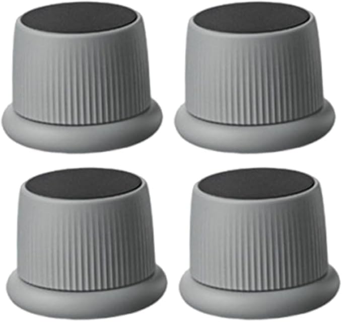 Adjustable Furniture Levelers 40-63mm Height Extenders for Washer & Dryer – Noise-Reducing, Slip-Resistant, Moisture-Resistant Floor Protectors (4-Pack, ABS,(Gray) - Image 7