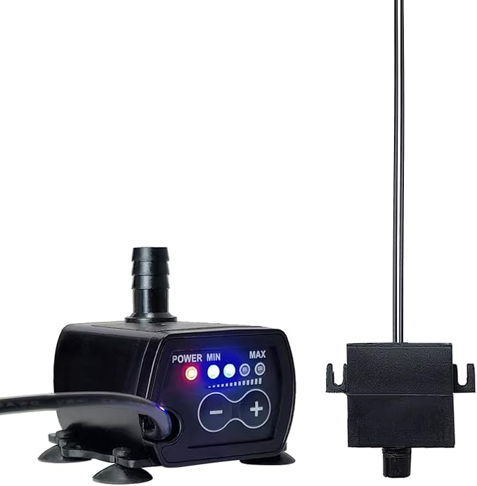 Automatic Small Sump Pump For Dehumidifier,13FT Lift,4 Level Flow Control,Submersible Water Pump With Level Sensor,For HVAC Condensate,Air Conditioner,Tank,GP02 by Roamoris