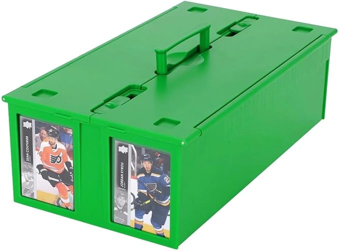 BCW Collectible Card Bin - Holds up to 1600 Cards | Large Card Storage Box for Loose Trading Cards | Pokemon, MTG, and Sports Card Storage Boxes | Sorting Card Box (Green, Single) - Image 8
