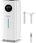 COSTWAY 21L/5Gal Humidifier for Large Room, Top Fill Whole House Humidifier, 3 Mist Levels, Extension Tube, 360° Nozzles & Remote Control for Bedroom, Plants by COSTWAY