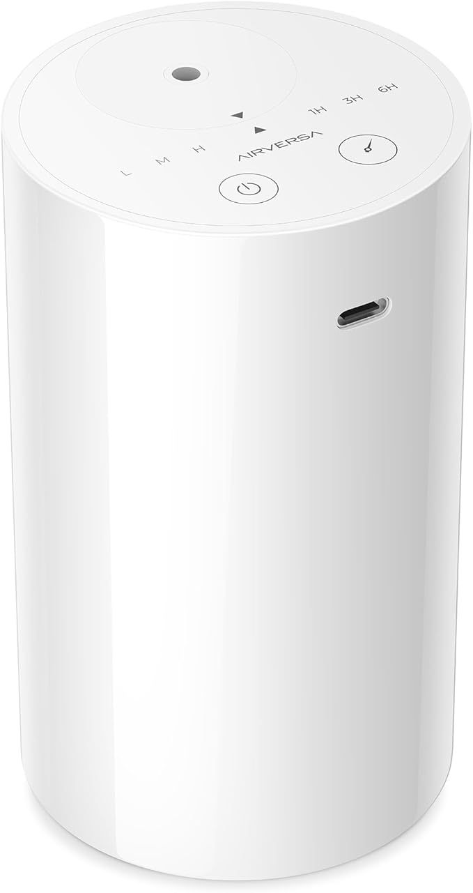 Airversa Replacement Nozzle with Flat Mirror Top, Bottom-Push Release Design, Same as AN8 (20 mL, White) - Image 2