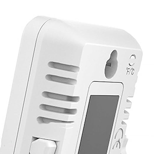 Digital Hygrometer Temperature Meter, Large Screen Battery Powered Indoor Thermometer Humidity Meter Low Power Consumption for Office for Home (White) - Image 5