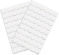Self-Adhesive Screw Hole Stickers PVC Cover Caps Dustproof for Wooden Furniture Cabinet 21mm 2 Sheets/108 Pcs White by VictorsHome