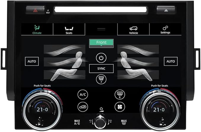 for 2013 2014 2015 2016 2017 Land Range Rover Sport L494 Car Climate Control Upgrade LCD Touch Screen AC Panel Control Air Conditioning Dashboard Seat heating Android Voice HVAC (L494 climate control) - Image 9
