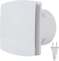 Bathroom Exhaust Fan, 6 inch Silent Ceiling and Wall Mount Ventilation Fan with Anti-Backflow Check Valve, Balanced Air Solution, for Tub Shower Enclosure, 110V (Square) by Fepinc