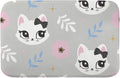 Cute Pet Animal Kitten Bow Runner Rug Bathroom Toilet Rugs Foot Mat Mats for Bathroom Anti Mold Water Absorption Non-Slip Rubber Backing Hot Tub Accessories Girls Cozy Home Boho Decor 18X30in by Unknown