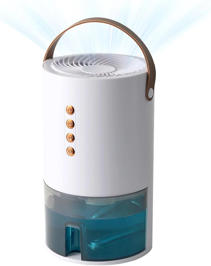 Dehumidifiers for Home, 60 Oz Small Dehumidifier for Basement. Portable Dehumidifier for Bedrooms, Bathrooms, Closets, and RVs, with Automatic Shut-off And Color Indicator Lights. by Unknown