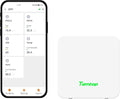 Temtop P1 Air Quality Monitor, PM2.5/PM10/Temperature/Humidity Sensor with Bluetooth App, AQI Tracking & Portable Design for Home, Office, Car, and Travel Use by Temtop