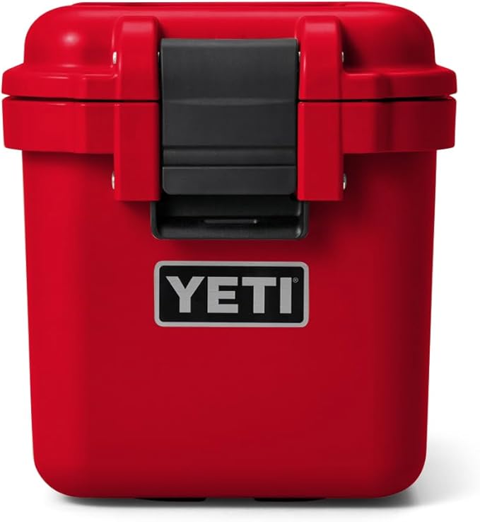 YETI LoadOut 15 GoBox Divided Waterproof Cargo Case, Dry Box, Camera Case, Fishing Tackle Box, Rescue Red - Image 3