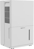 Amazon Basics 50-Pint Large Dehumidifier with Humidity Control, Timer, Auto-Defrost, Overflow Protection, Energy Star Certified, Washable Filter for Rooms up to 4000 SFT, White by AmazonBasics