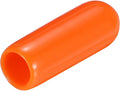 uxcell 20pcs Rubber End Caps 4mm(0.2") ID Vinyl PVC Round Tube Bolt Cap Cover Screw Thread Protectors,Orange by uxcell