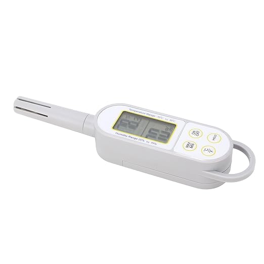 Indoor Temperature Humidity Meter, Digital Dry Wet Thermometer Handheld Hygrometer with Battery for Outdoor, Home, Industry, Agriculture HVAC - Image 5