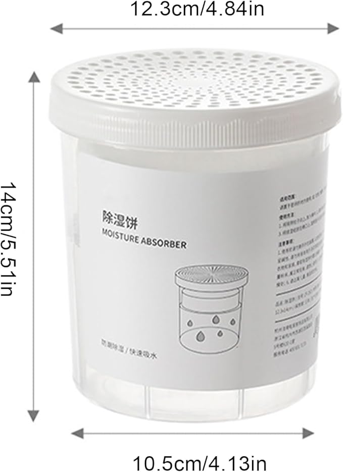 Damp Moisture Absorber - Compact Humidity Trap, Portable Odor Eliminator | Refillable Dehumidification Accessories, Effective Closet and Bathroom Dehumidifier, Safe Storage Protection for Shoes, Cloth - Image 7