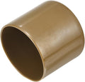 uxcell 20pcs Rubber End Caps 44mm(1 3/4") ID Vinyl PVC Round Tube Bolt Cap Cover Screw Thread Protectors Light Brown by uxcell