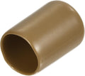 uxcell 20pcs Rubber End Caps 14.5mm ID Vinyl PVC Round Tube Bolt Cap Cover Screw Thread Protectors Light Brown by uxcell