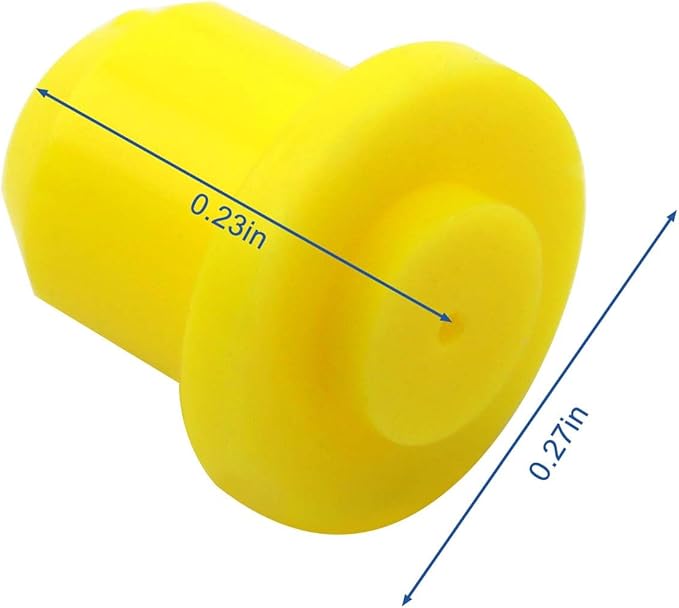 4231 Replacement Humidifier Yellow Orifice (2 Pcs) Compatible with Aprilaire Humidifier 400, 500, 550, 550A, 558, 560, 560A, 568 and 600 - Image 2